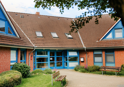 Außenansicht des Wohnhauses in Buchholz