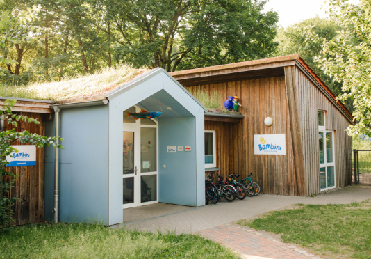 Außenansicht der Kita Bambini in Lüneburg